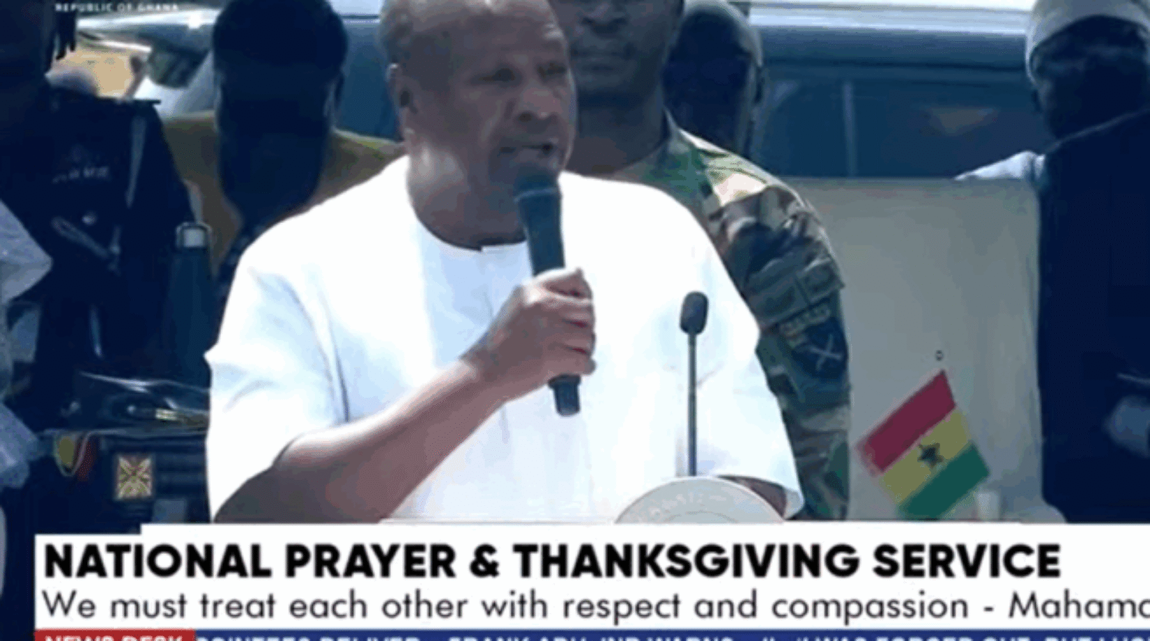 Prez Mahama calls for national unity at National Day of Prayer & Thanksgiving
