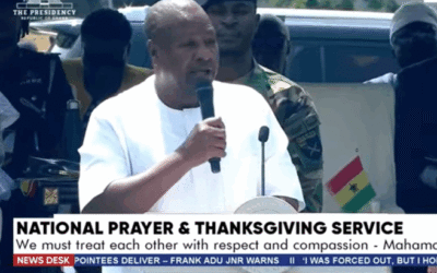 Prez Mahama calls for national unity at National Day of Prayer & Thanksgiving