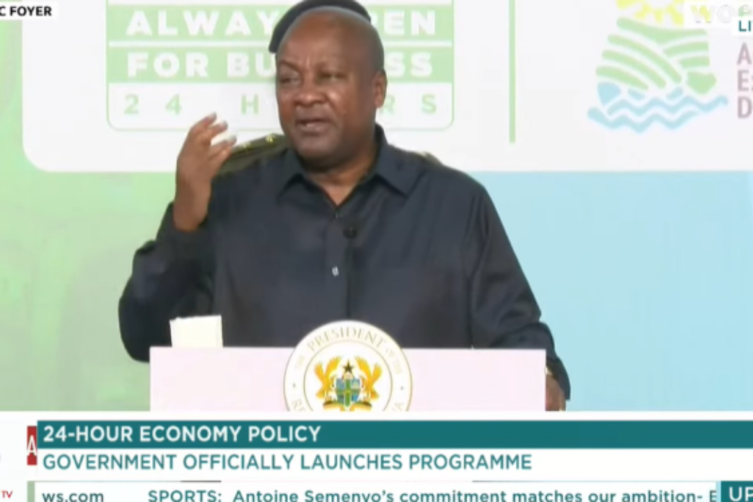 We’ll irrigate over 2 million hectares of land under 24-Hour Economy – Prez Mahama announces