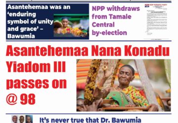 The New Trust Newspaper, Tuesday,12th August,2025 edition