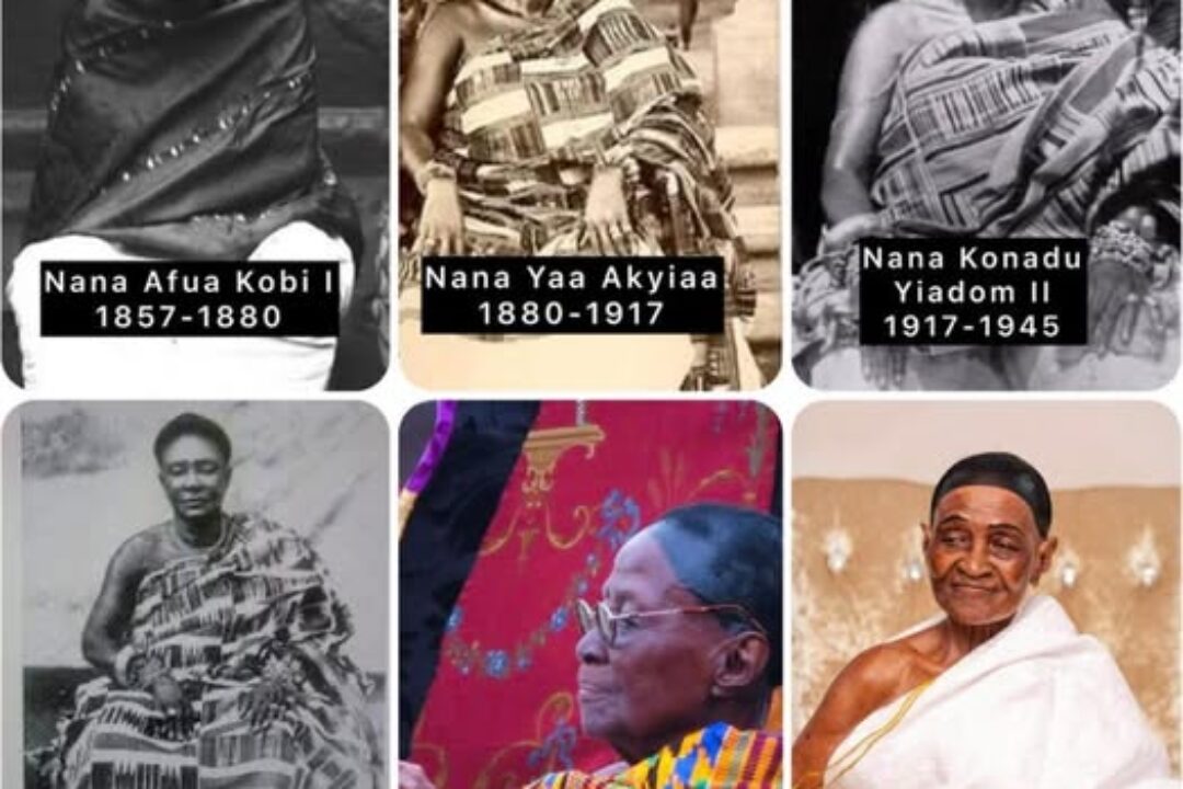 Royal Lineage of Asante Queens from 1695 to Date…