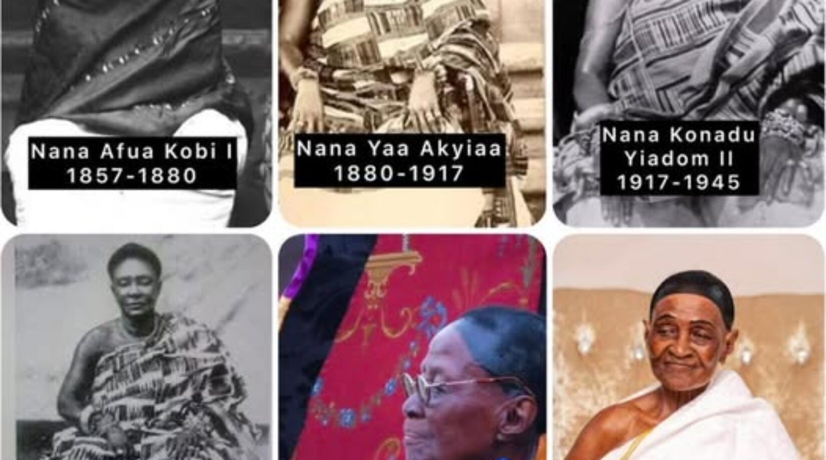 Royal Lineage of Asante Queens from 1695 to Date…