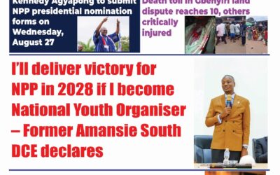 The New Trust Newspaper Tuesday,26th August,2025 edition