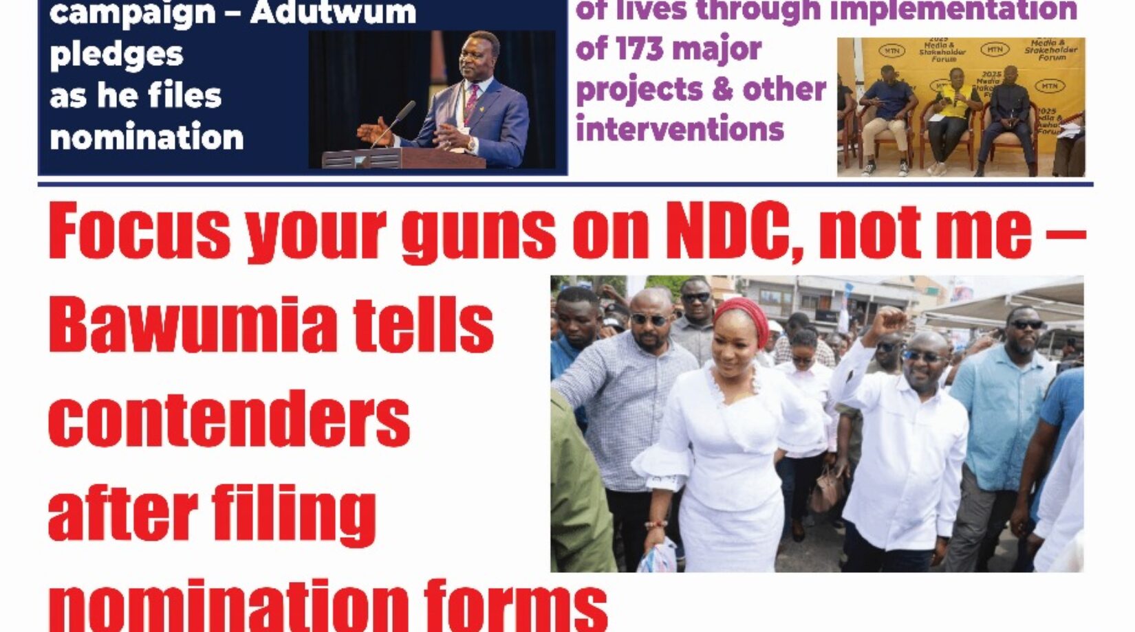 The New Trust Newspaper, Friday,29th August,2025 edition