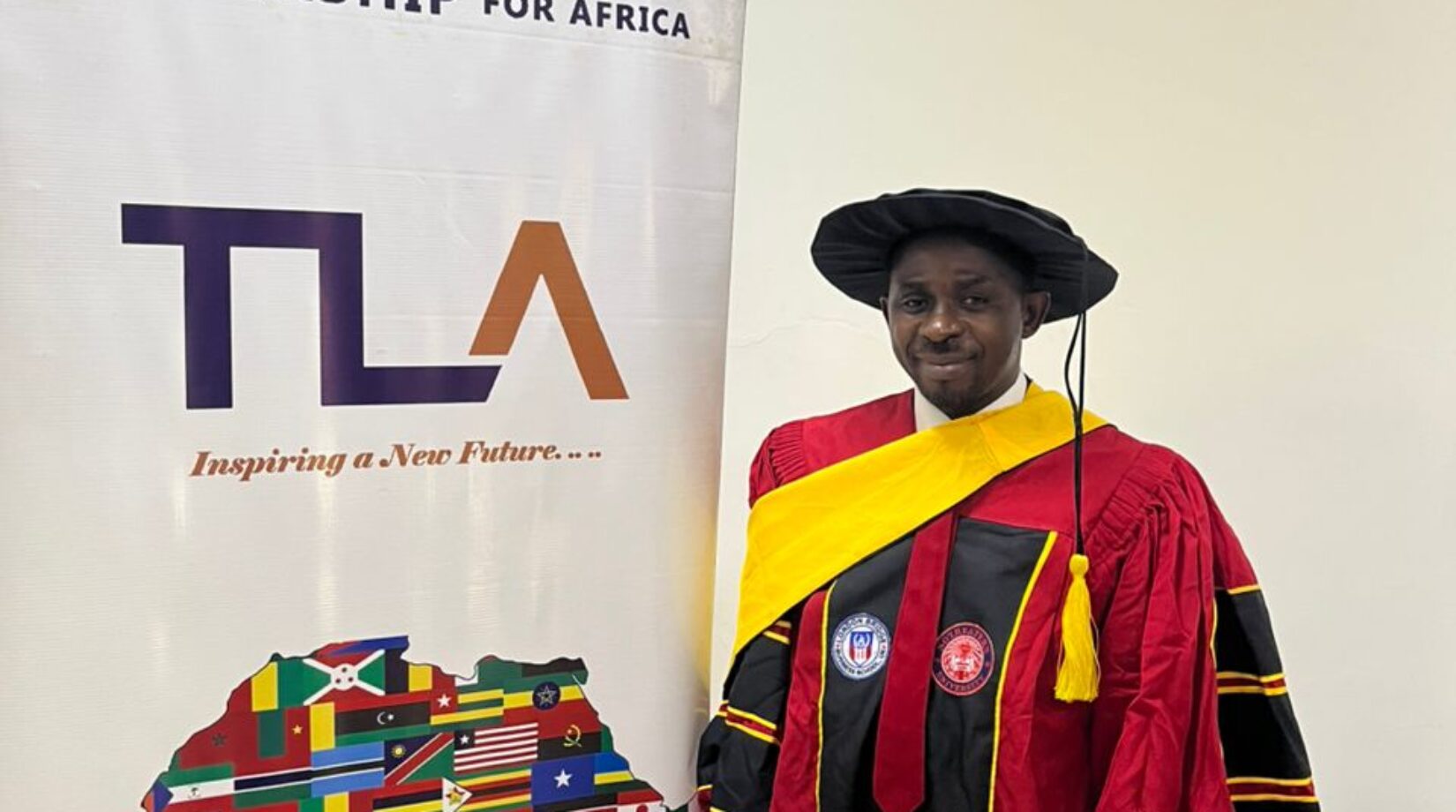 George Akom honoured with honorary Doctorate and Conferred distinguished Fellowship
