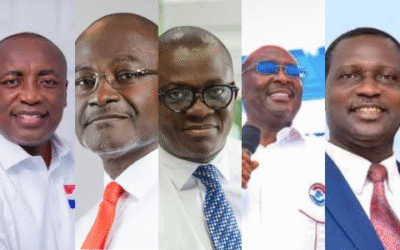 5 aspirants file nominations for NPP Presidential primary