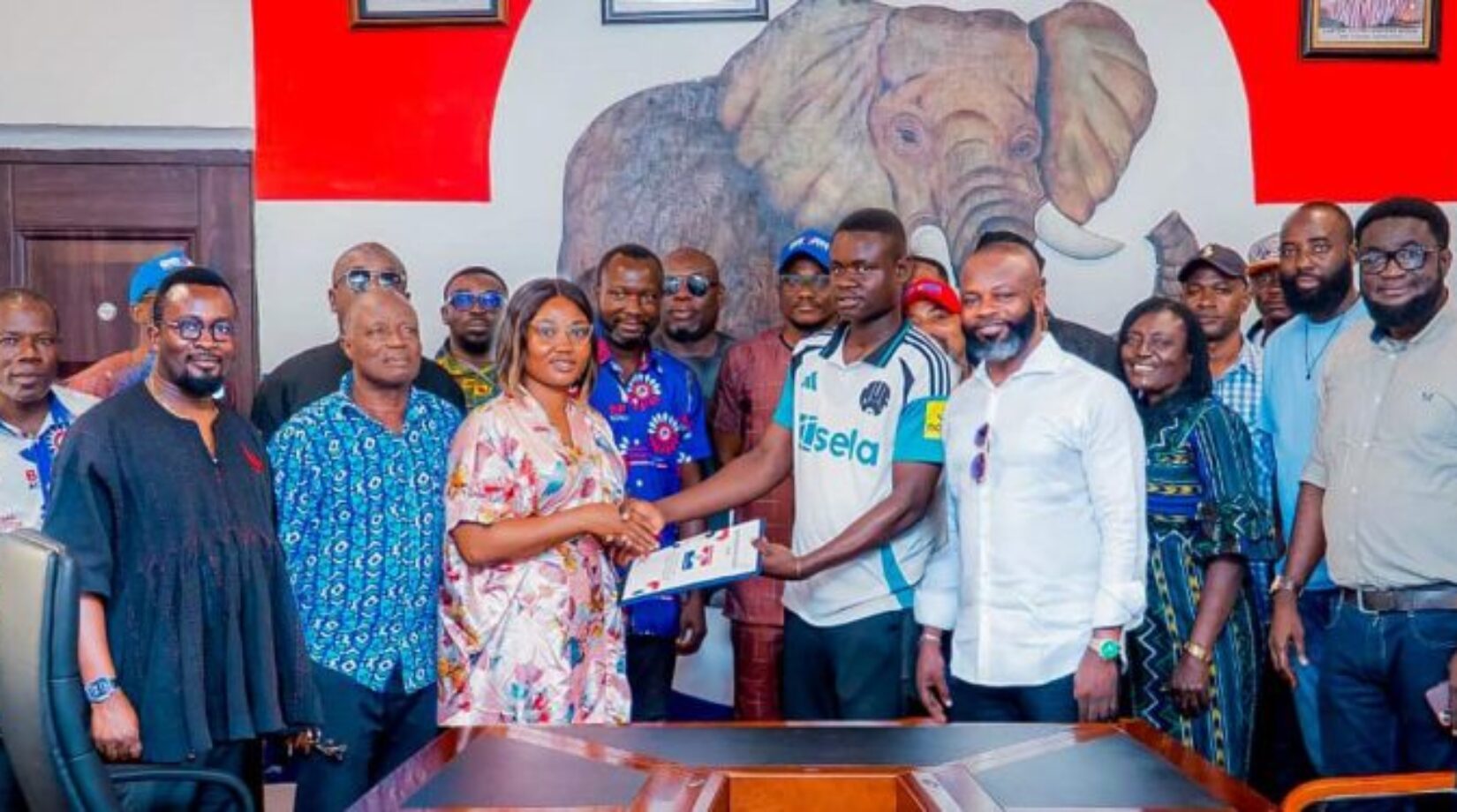 NPP decides:Party Youth executives pick Flagbearer forms for Bryan Acheampong