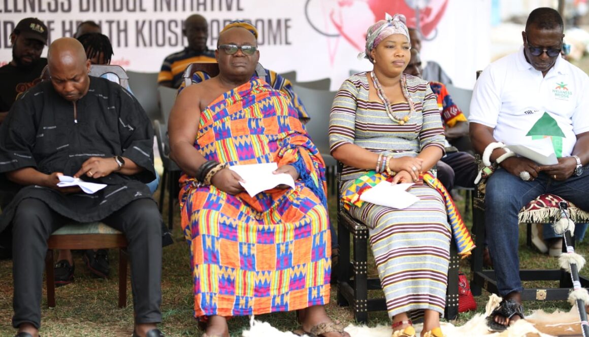 Other dignitaries at the launch of Health Kiosk initiative in Adidome