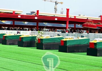 Ghana mourns…as 6 victims of Helicopter crash buried