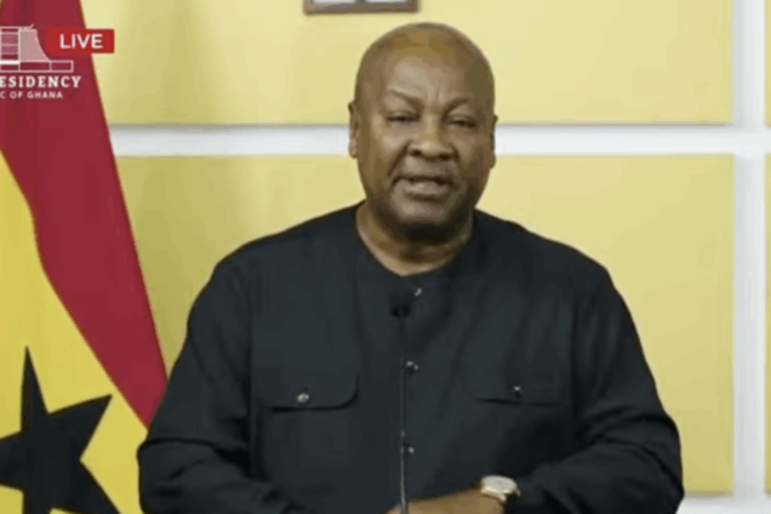 Full text: Prez Mahama’s speech as he addresses nation after national tragedy