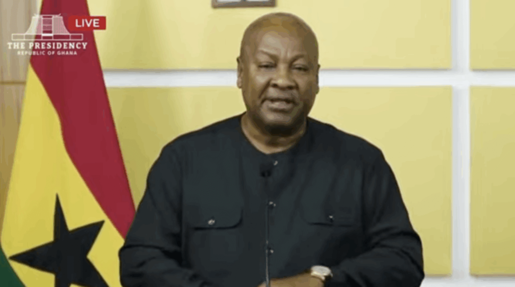 Full text: Prez Mahama’s speech as he addresses nation after national tragedy
