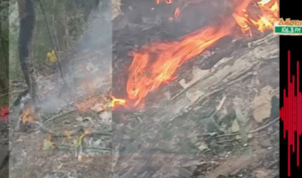GAF helicopter crashes at Adansi Akrofuom, occupants allegedly feared dead