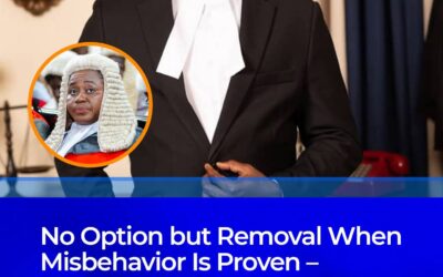 No option but removal when misbehavior is proven – Legal Practitioner declares