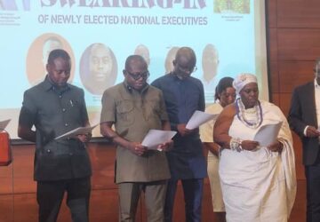 New PRINPAG executives sworn into office … pledge to uphold professionalism