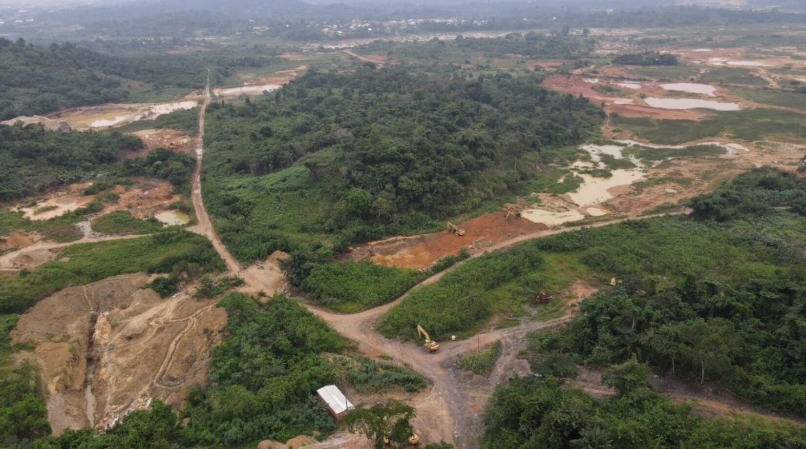 Illegal Miners seize licensed concession at Obuasi-Anyankyirem