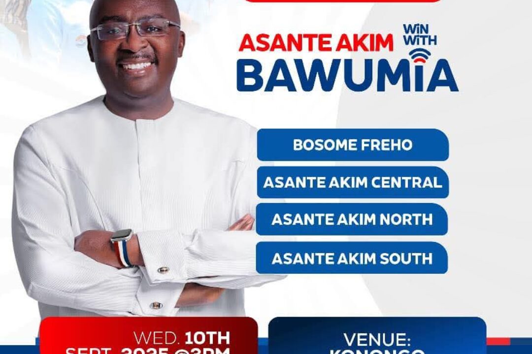 Bawumia embarks on campaign tour in Ashanti Region ahead of NPP flagbearer election