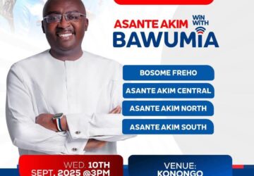 Bawumia embarks on campaign tour in Ashanti Region ahead of NPP flagbearer election