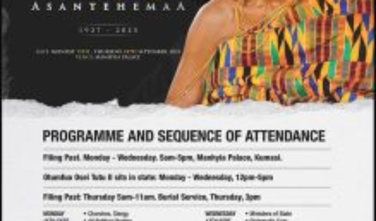 Manhyia Palace announces programme for “Dote Yie” of Nana Konadu Yiadom III