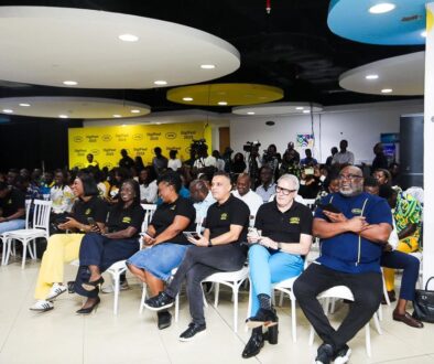 Stephen Blewett, CEO of MTN Ghana and some Executives at the DigiFest Launch