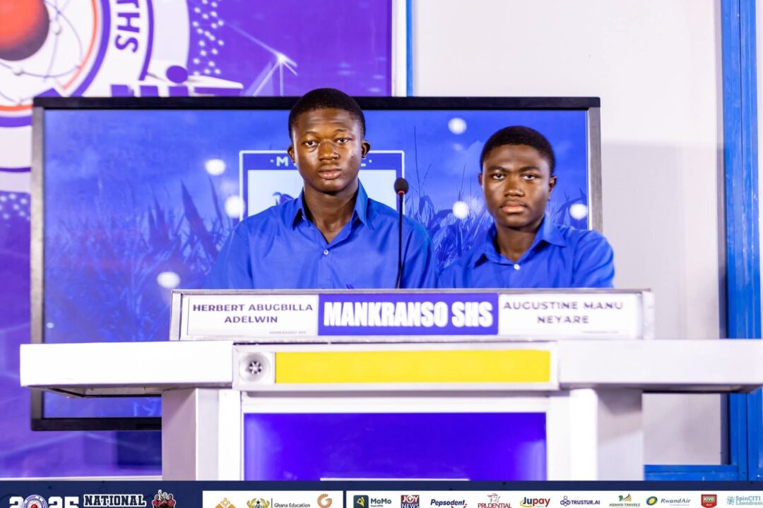 Mankranso SHS stuns Adonten SHS to snatch victory in NSMQ