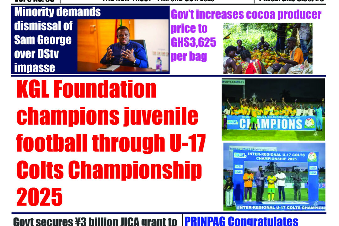 The New Trust Newspaper, Friday,3rd October,2025 edition