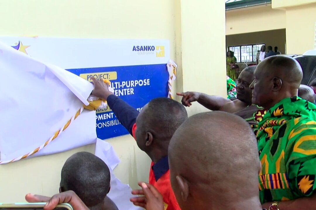 Asanko Gold commissions ¢2.3m multipurpose community centre for Manso Nkran