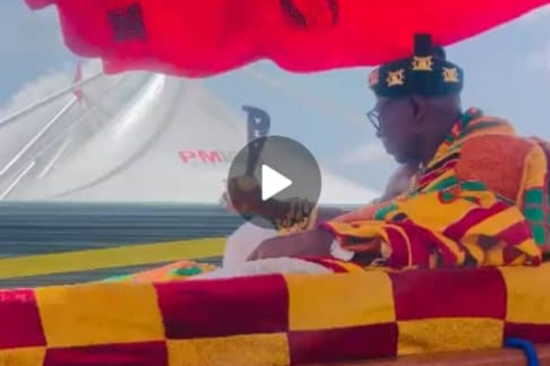 2025 Elubo festival celebration: Nana Kwabena Gyamfi Akwabeng I steals show with beautiful dancing skills