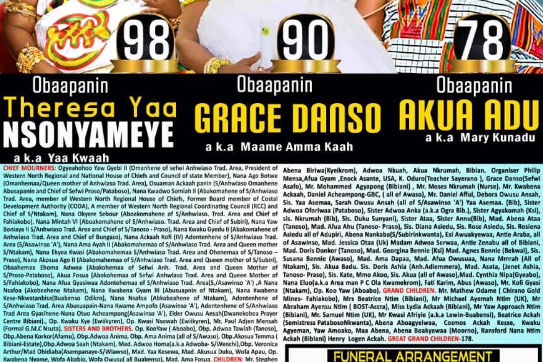 Nana Kwadwo Somiah II bereaved