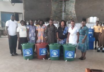 Zoomlion Ghana Ltd, hand over Veronica buckets to Ledzokuku schools