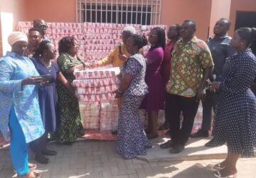 Govt presents sanitary pads to schools in  Ledzokuku Municipality