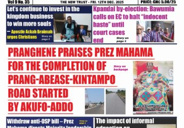 The New Trust Newspaper, Friday,12th December,2025 edition