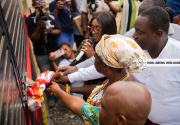 Abena Osei-Asare hands over 2-storey Doctors’ bungalow to Enyiresi Govt hospital