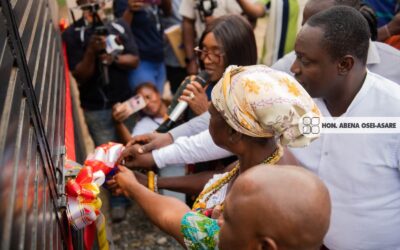 Abena Osei-Asare hands over 2-storey Doctors’ bungalow to Enyiresi Govt hospital
