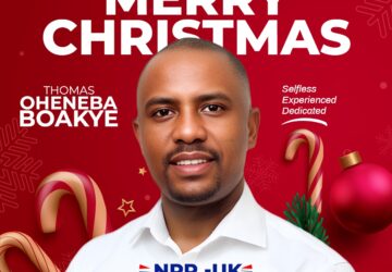 Thomas Oheneba Kwame Boakye extends Christmas wishes to all Ghanaians
