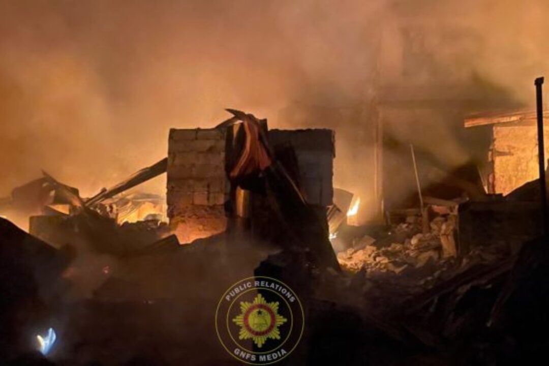 Fire sweeps through Anwona market in Kumasi barely 24 hours after a similar incident at Sofoline