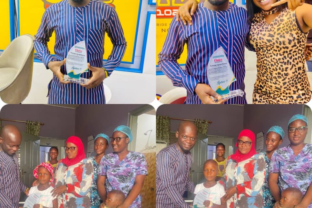 Kumasi South Hospital honours OTEC FM Journalist & Kofi Job Foundation’s P.RO for advocacy on childhood cancer