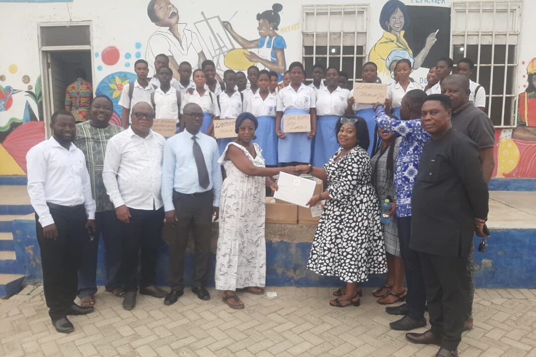 Teshie Presby SHS receives laptops from a German NGO