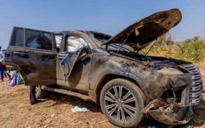 Education Minister & Mohammed Sukparu survive road crash on Bolgatanga-Tumu Road