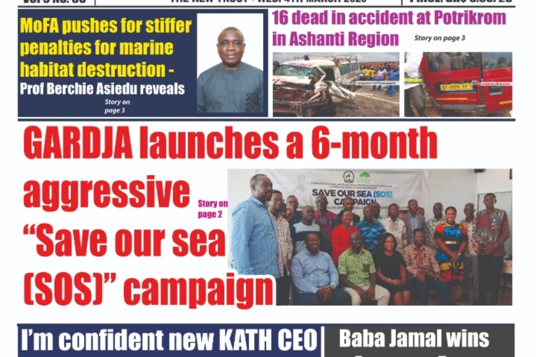 Today’s edition of The New Trust Newspaper