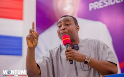 Chairman Wontumi dazzles Western Region NPP executives & charges them to use competence to judge him, not English speaking