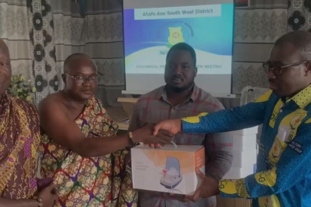 Ahafo Ano South West MP donates GH¢100,000 life-saving medical equipment to District Health Directorate