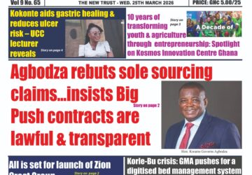 The New Trust Newspaper, Wednesday,25th March,2026 edition