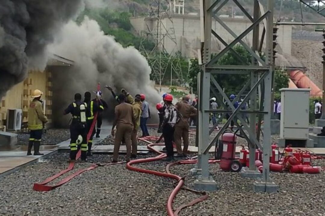 Akosombo Dam completely shut after GRIDCO Substation fire