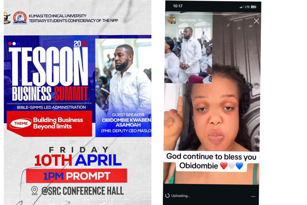 Video: NPP grassroots commend Obidombie Kwabena ahead of today’s TESCON Business Summit @ Kumasi Technical University