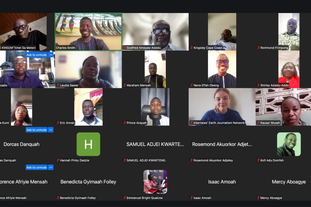 EJN trains journalists for Ghana’s 30×30 target project
