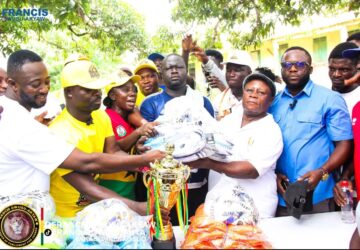 Francis Owusu-Akyaw supports Akyease Homecoming & Football Pitch Project with GHC20K