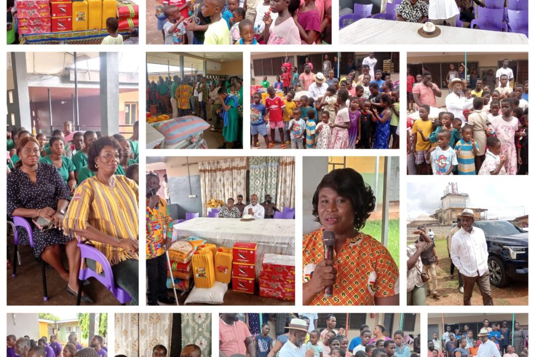 Easter celebration: Napo donates to Edwenase Rehabilitation Centre, Kumasi Cheshire Home & Kumasi Children’s Home