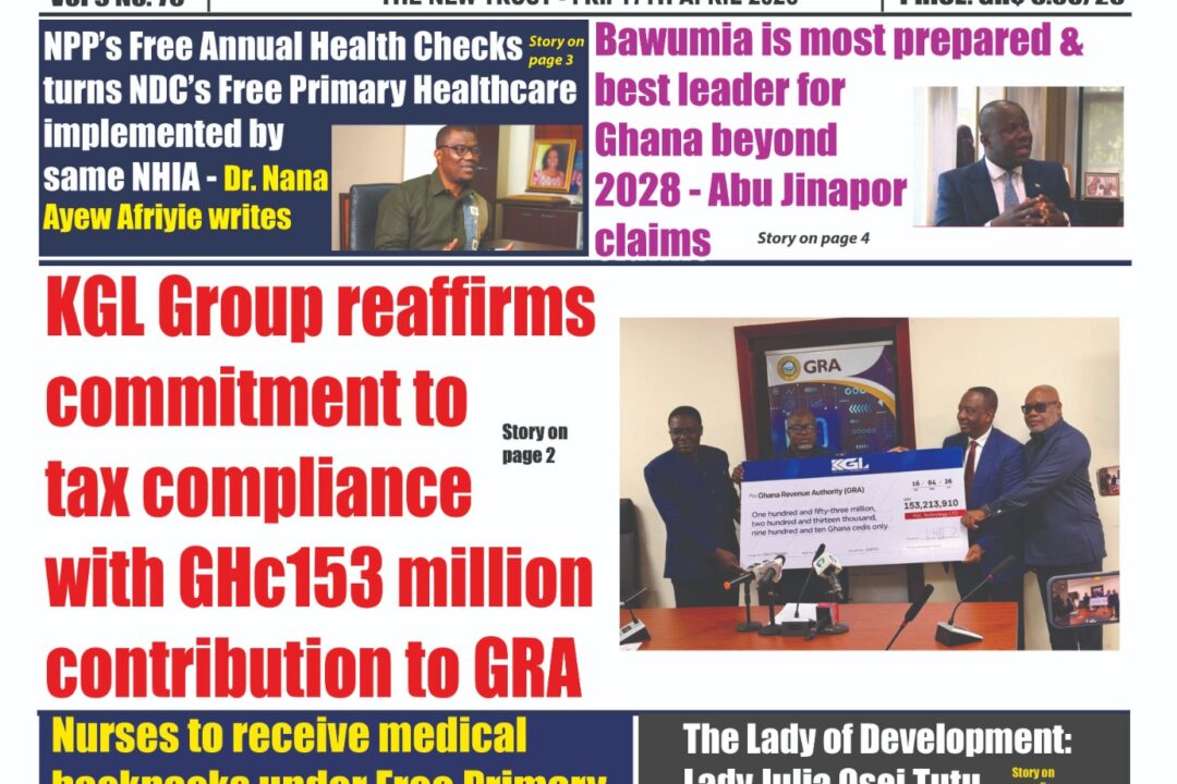The New Trust Newspaper, Friday, 17th April, 2026 edition