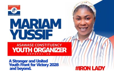 Mariam Yussif is the favourite to win Asawasi NPP youth organiser post…as she makes an official declaration to contest it
