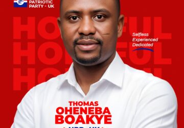 PAY YOUR DUES & PROTECT YOUR VOTE -THOMAS OHENEBA BOAKYE URGES NPP-UK MEMBERS